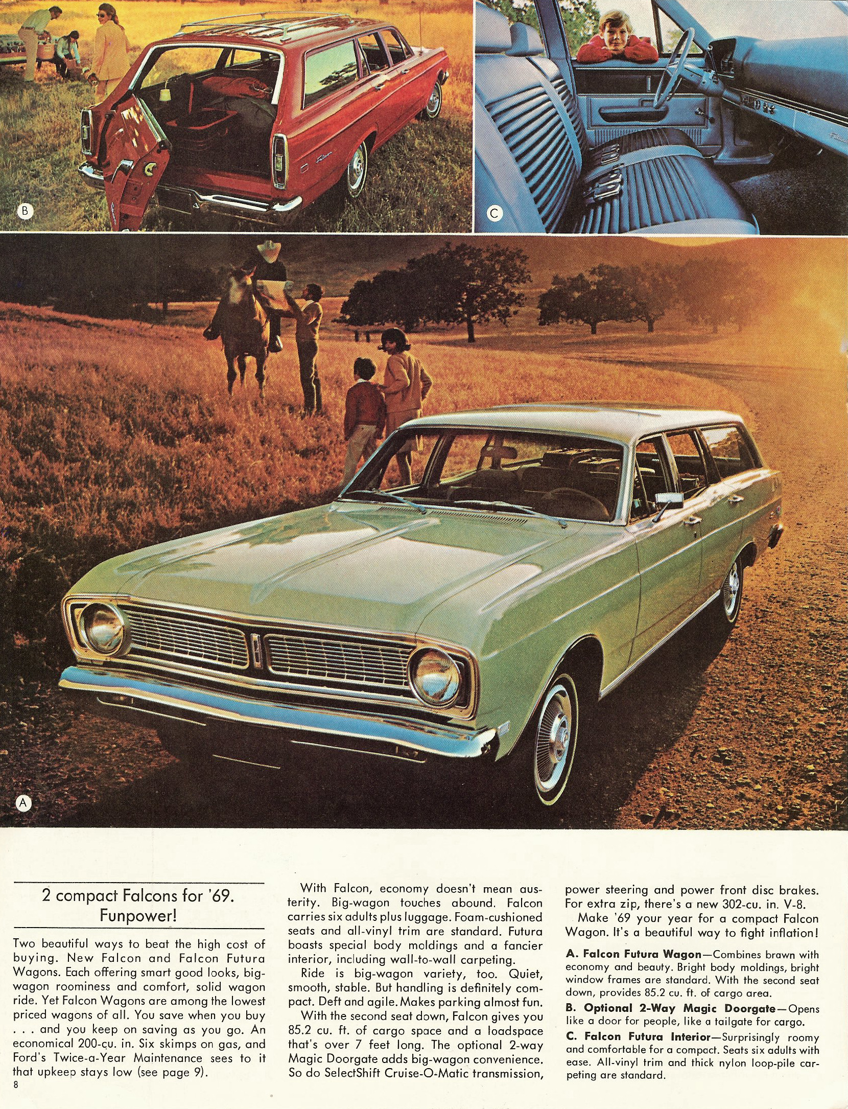 1969 Ford Wagons Brochure Page 4